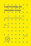 Legal knowledge and information systems : JURIX 2011: The twenty-fourth annual conference
