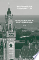 Hague yearbook of international law / Annuaire de La Haye de droit international 2015 (Vol. 28)