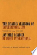 The Canadian yearbook of international law 1983 = Annuaire canadien de droit international 1983.