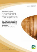 Use of private educational resources for increase of effectiveness of university education