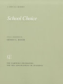 School choice : a special report