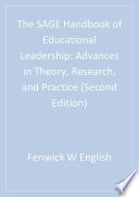 The SAGE handbook of educational leadership : advances in theory, research, and practice