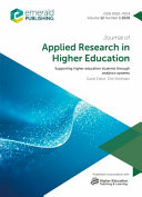 Supporting Higher Education Students Through Analytics Systems : Journal of Applied Research in Higher Education
