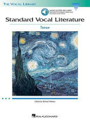 Standard vocal literature : tenor