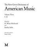 The New Grove dictionary of American music