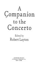 A Companion to the concerto