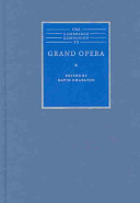 The Cambridge companion to grand opera