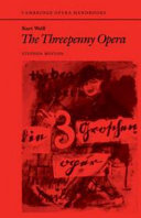 Kurt Weill, The threepenny opera