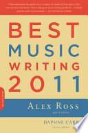 Best music writing 2011