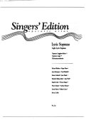 Singers' edition, operatic arias : lyric soprano, light lyric soprano = soprano leggiero-lirico, soprano leger, Koloratursoubrette