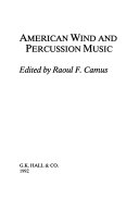 American wind and percussion music