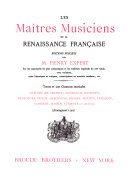 Trente et une chansons musicales : (Attaingnant 1529)