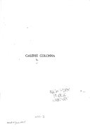 Galerie Colonna : [catalogue].