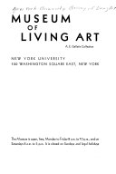 Museum of Living Art : A. E. Gallatin collection, New York University.