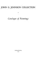 Catalogue of paintings.