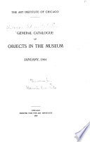 General catalogue of objects in the Museum :