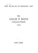 The Lillie P. Bliss collection, 1934.