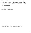Fifty years of modern art, 1916-1966