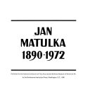 Jan Matulka, 1890-1972.