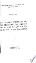Descriptive catalogue of the permanent collections of works of art on exhibition in the galleries.