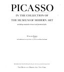 Picasso in the collection of the Museum of Modern Art, including remainder-interest and promised gifts