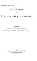 Exhibition of Italian art, 1200-1900