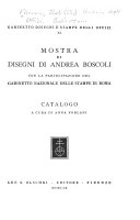 Mostra di disegni di Andrea Boscoli, con la partecipazione del Gabinetto Nazionale delle stampe di Roma : catalogo
