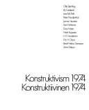 Konstruktivism 1974 [i.e. nittonhundrasjuttiofyra] = Konstruktiivinen 1974 : Olle Baertling ...