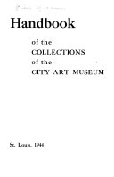Handbook of the collections of the City art museum.