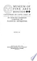 Catalogue of casts.