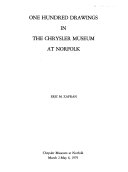 One hundred drawings in the Chrysler Museum at Norfolk : Chrysler Museum at Norfolk, March 2-May 6, 1979