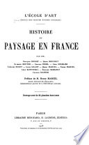 Histoire du paysage en France