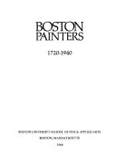 Boston painters, 1720-1940.