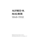 Alfred H. Maurer, 1868-1932; [exhibition February 23-May 13, 1973]