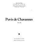 Puvis de Chavannes, 1824-1898 : [exposition], Paris, Grand Palais, 26 novembre 1976-14 février 1977 : Ottawa, Galerie nationale du Canada, 18 mars 1977-1er mai 1977 : [catalogue