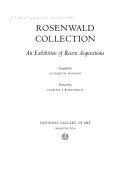 Rosenwald collection; an exhibition of recent acquisitions,