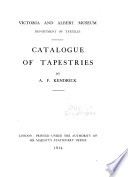 Catalogue of tapestries,