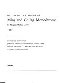 Illustrated catalogue of Ming and Chʻing monochrome ...
