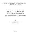 Bronzes antiques de la collection Dutuit : grecs, hellénistiques, romains et de l'Antiquité tardive