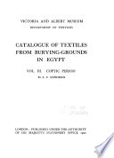 Catalogue of textiles from burying-grounds in Egypt