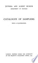 Catalogue of samplers : with 16 illustrations