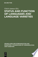 Status and function of languages and language varieties