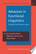 Advances in functional linguistics : Columbia School beyond its origins