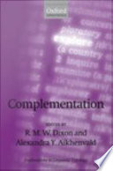 Complementation : a cross-linguistic typology