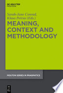 Meaning, context and methodology