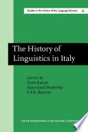 The history of linguistics in Italy