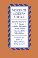 Voices of modern Greece : selected poems