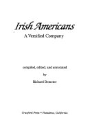 Irish Americans : a versified company