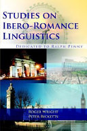 Studies on Ibero-Romance linguistics : dedicated to Ralph Penny