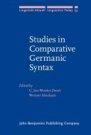 Studies in Comparative Germanic Syntax : Proceedings from the 15th Workshop on Comparative Germanic Syntax